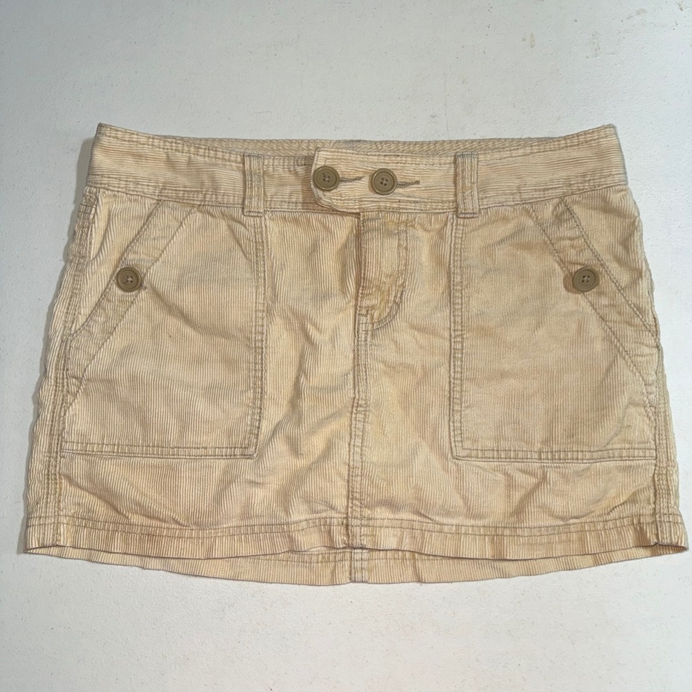 Y2K Abercrombie & Fitch Corduroy Mini Skirt